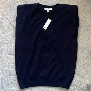 Banana Republic 100% cashmere navy top - new with tags